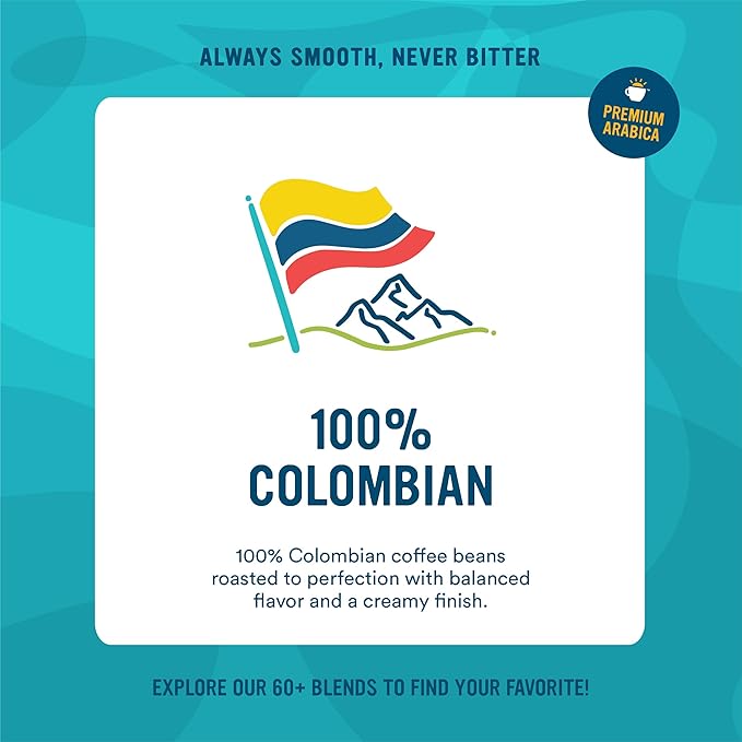 Cameron's Coffee Roasted Whole Bean Coffee, 100% Colombian, 4 Pound