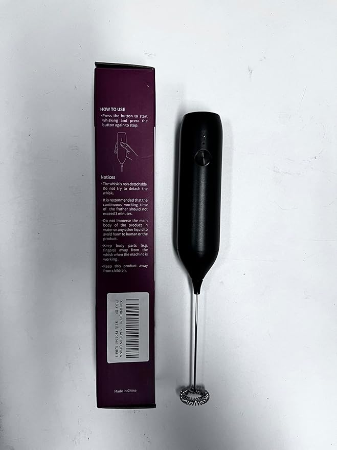 Handheld Coffee Frother,USB-Rechargeable Hand Frother,Adjustable Handheld Milk Frother for Cappuccinos, Hot Chocolate, Milkshakes, Egg Mix