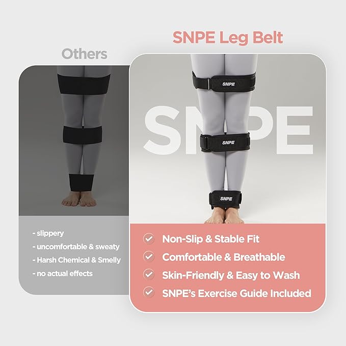 Leg Belts Posture Corrector for Bowed Legs and Body for Women and Men. Pain Relief for Knees, Legs, Lower Back…