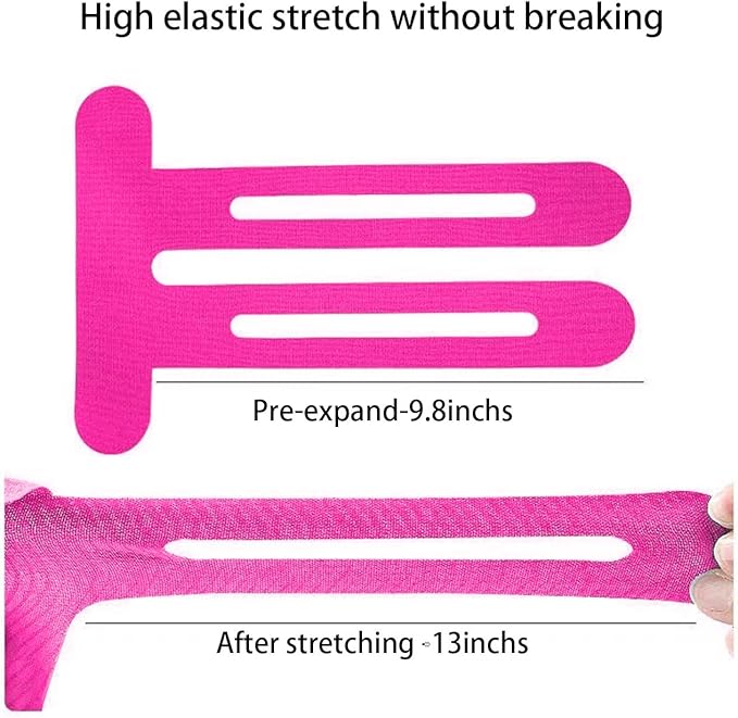 Precut Kinesiology Tape for Knees,15-30 Pcs – Elastic Knee Support & Stability, Pain Relief – Waterproof, Breathable, Hypoallergenic Athletic Tape