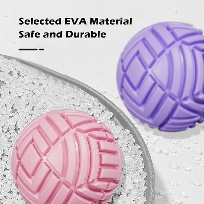 TETOP Fitness Muscle Massage Ball, 3.15in, Therapy Ball for Trigger Point Massage, Trigger Point Ball for Myofascial Release, Mobility Ball for Exercise & Recovery (Black)