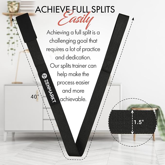 Stretching Strap for Cheer – Flexibility Stunt Strap for Cheerleaders – Durable Cheer Stretching Bands for Improved Flexibility, Range of Motion – Essential Cheer Accessories