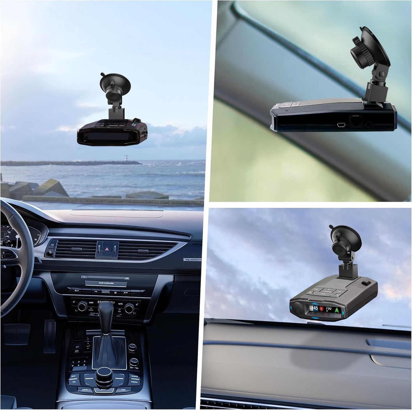 Suction Cup Mount,Windshield Car Mount,Radar Detector Suction Cup Holder,Suitable for Escort IX,IXc,Max 3, Max 4,Max 360 MKII,Max360C,2020 Max 360 Radar Models,W/EZ Magnet Connection