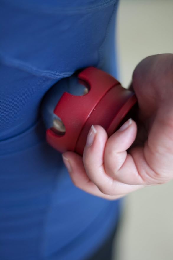 Massage Roller Ball - Stainless Steel Gel Balls for Heat + Ice Therapy - Back, Shoulder, Calf, Foot Massager with Heat or Cold - Myofascial Release - Deep Tissue Trigger Points - Hot Cold Roller..