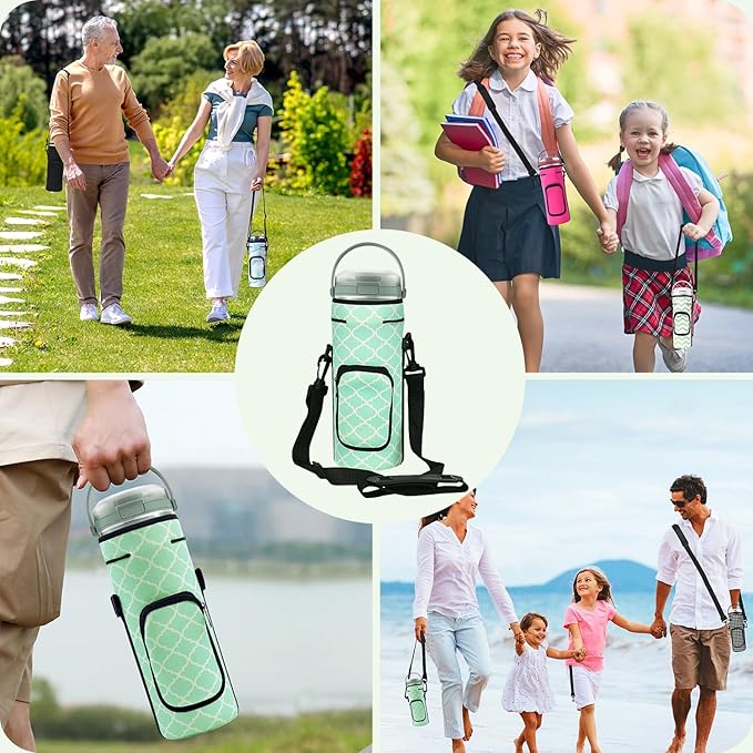 Storage Sleeve Bag for Ninja Blast Portable Blender with Shoulder Strap and Accessory Pocket Compatible with Ninja BC151NV/BC51NV/BC151BK/BC151CR/BC151EM/BC151PR/BC151WH Blast Portable Blender (Green)