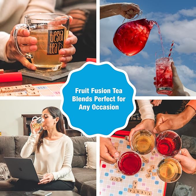 Tiesta Tea Pineapple Sangria Loose Leaf Tea – Pineapple Hibiscus White Tea Blend | Premium Low-Caffeine Fruit Infusion | Hot or Iced | 5.5oz Refillable Tin | Makes Up to 50 Cups