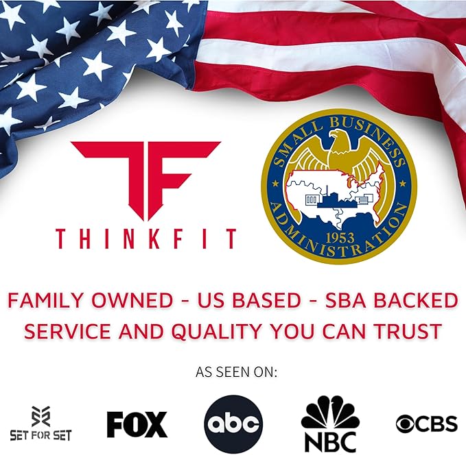 ThinkFit Red Reusable Lunch Bag with 6 Portion Control Containers, 2 XL Ice Packs, Pill Box, and Shoulder Strap - Microwavable and Freezer Safe