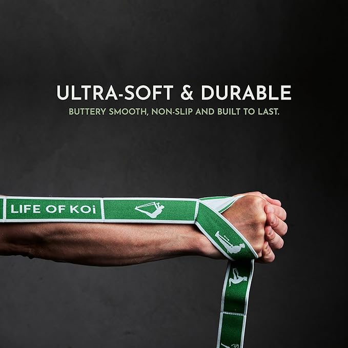 Stretching Strap Set of 3, Stretch Straps with Loops for Yoga, Pilates, Dance, Physical Therapy, 3 Resistance Bands, Stretch Bands for Exercise, Flexibility, Yoga Straps for Stretching