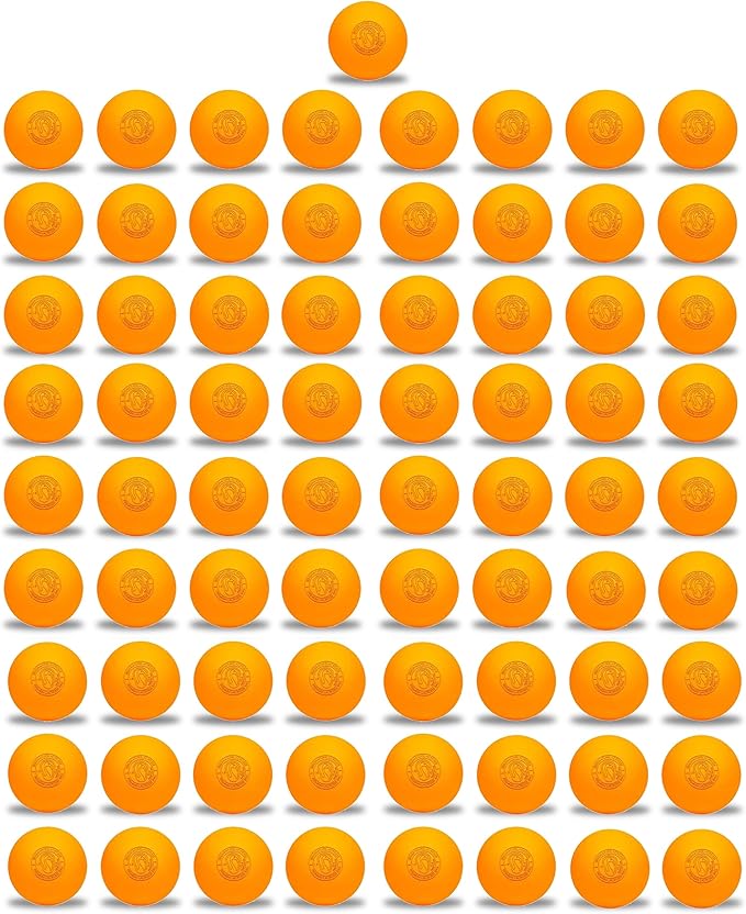 Signature Lacrosse Ball Set - Packs of 2, 4, 8, 12, and 120 - No Chemical Smell Massage Balls, Myofascial Release Tools, Back Roller, Muscle Knot Remover