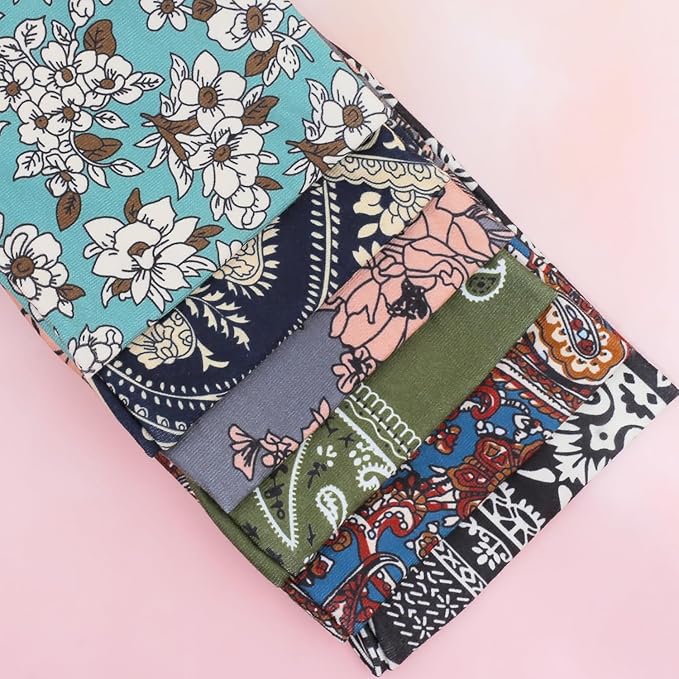 IVARYSS Headbands for Women, Non-Slip, Premium Stretchy Head Bands Hair Accessories,Wear for Yoga, Fashion, Working Out, Travel or Running, 6 Pack, Boho