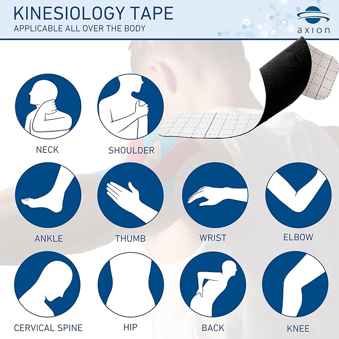 Kinesiology Tapes PRECUT Black Pink | 50 Pre-Cut Sport Tape Strips 10x2 in | Waterproof • Skin-Friendly • Elastic | Kinesiology Tapes Ideal for Sports