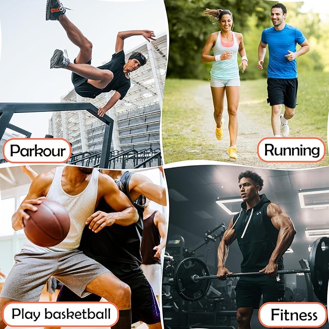 Workout Headbands Non Slip Headband Sport Headbands Sweatbands Elastic Sport Hair Bands for Sports Travel Indoor Fitness Gym