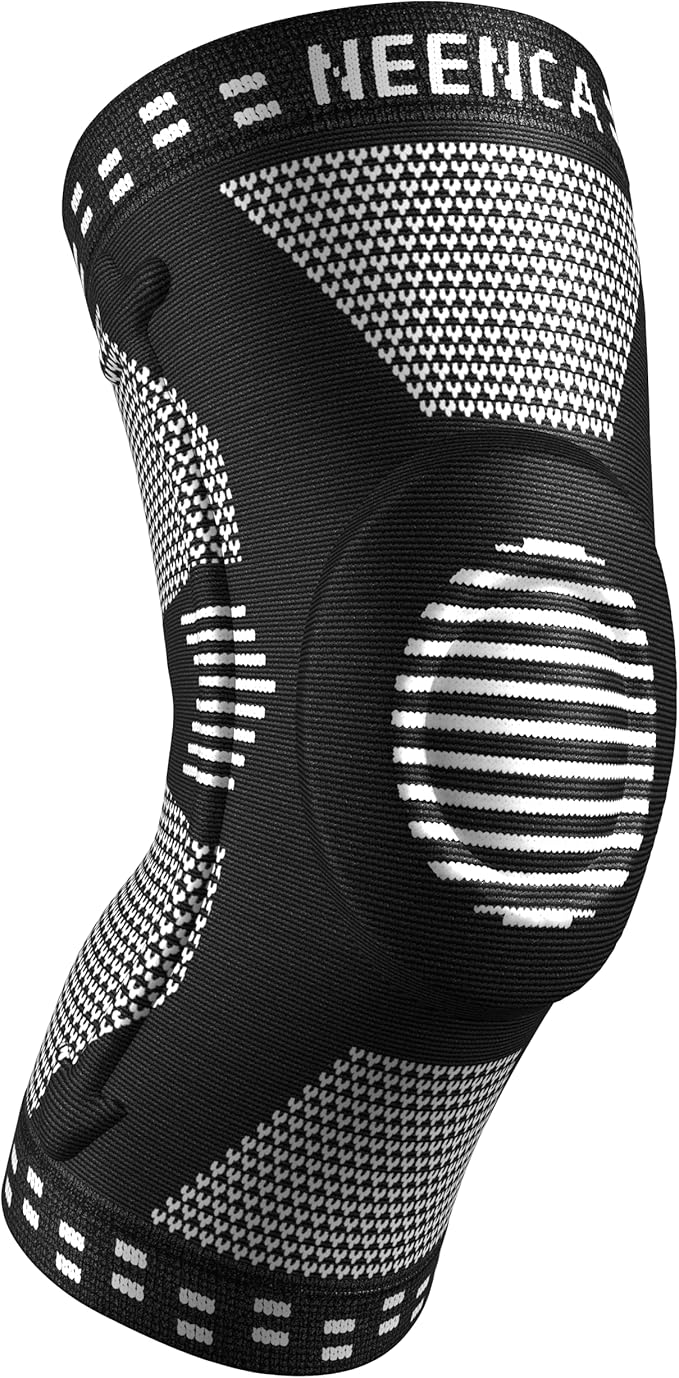 NEENCA Professional Knee Brace for Pain Relief, Medical Knee Support with Patella Pad & Side Stabilizers, Compression Knee Sleeve for Meniscus Tear, ACL, Joint Pain, Runner, Workout - FSA/HSA Eligible