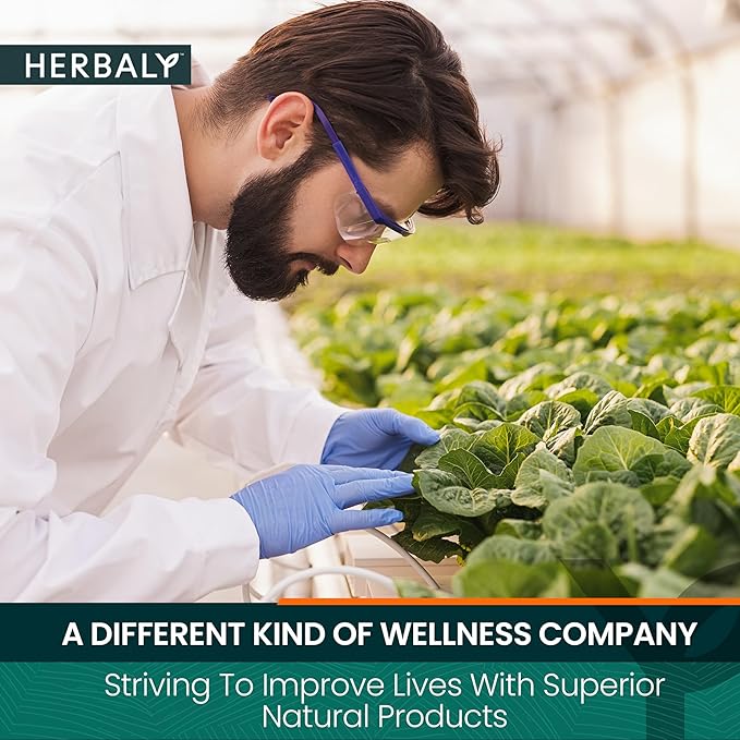 Herbaly Heart Functional Tea - 9 Superherbs - Natural, Organic, Non-GMO, Caffeine-Free, Sugar Free - 3 Pack, 90 Pyramid Tea Bags