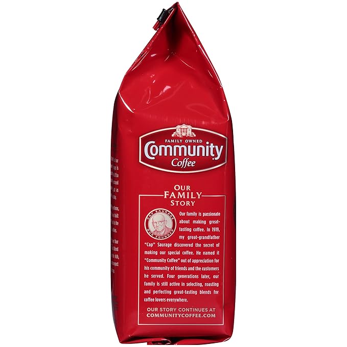 Community Coffee Community Coffee - Signature Blend Dark Roast - Premium Ground Coffee - 12 oz Bag (Pack Of 6), Signature Blend Dark, 72 oz (Pack of 6)
