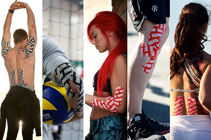 RockTape Original 2-Inch Water-Resistant Kinesiology Tape