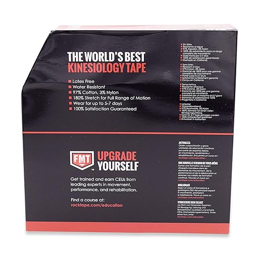 RockTape H2O Black Logo 2" x 16.4' (5cmx5m)