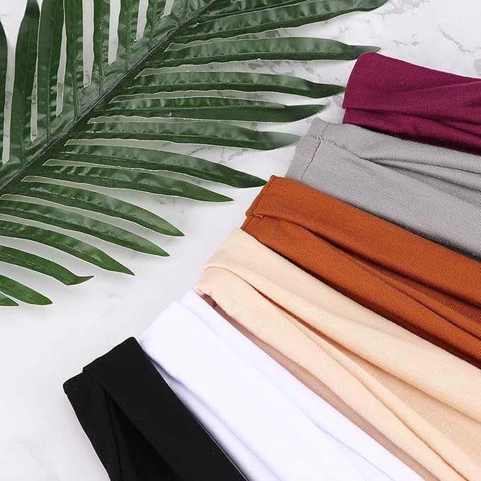 DRESHOW Yoga Running Headbands for Women Elastic Non-Slip Headbands Sports Workout Hair Bands 16 Pack