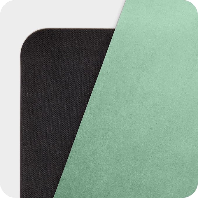 4mm Cushioned Exercise Mat for Yoga & Pilates - Anti Slip, Polyurethane with Suede Top & Carrying Strap