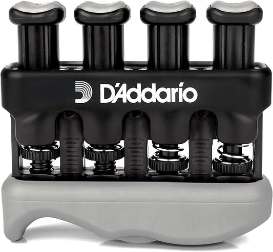 D’Addario Varigrip Hand Exerciser–Improve Dexterity and Strength in Fingers, Hands, Forearms- Adjust Tension Per Finger– Simulated Strings Help Develop Calluses- Comfortable Conditioning