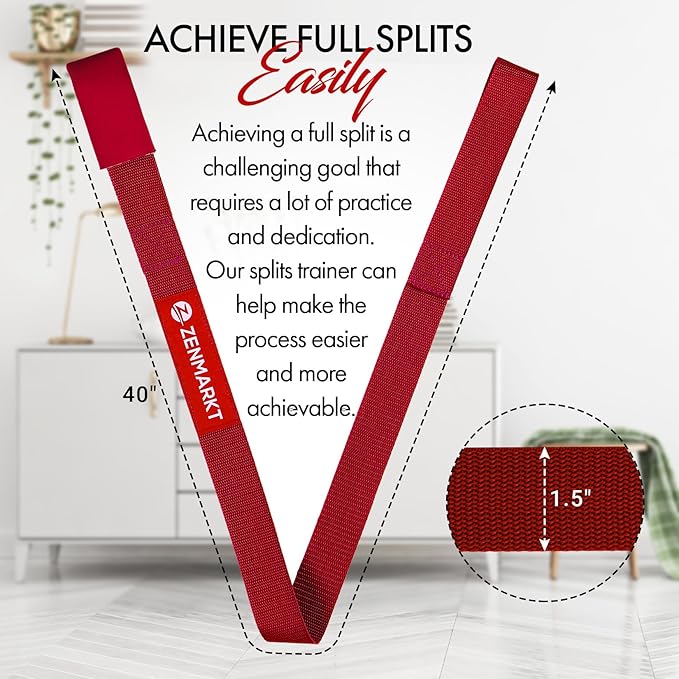 Stretching Strap for Cheer – Flexibility Stunt Strap for Cheerleaders – Durable Cheer Stretching Bands for Improved Flexibility, Range of Motion – Essential Cheer Accessories