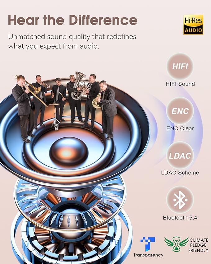 MUSICOZY Sleep Headphones Wireless Bluetooth 5.4 Sports Headband with HD Stereo Speakers, Sweatproof Earbuds for Running, Workout, Yoga, and Meditation