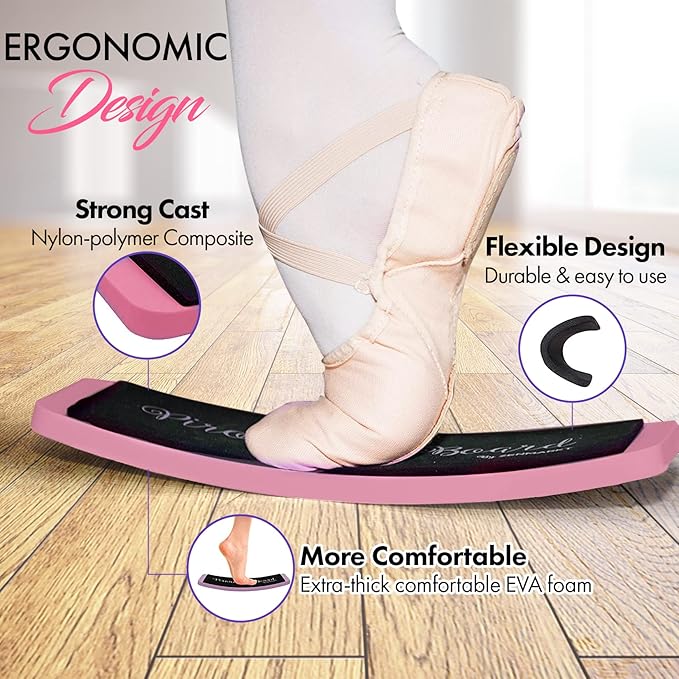 Zenmarkt Turning Boards for Dancers - Ballet Spin Boards for Dancers, Ice Skaters, Cheerleaders, and Gymnasts - Specially Designed to Improve Your Turns, Balance, and Stability - Home Dance Equipment