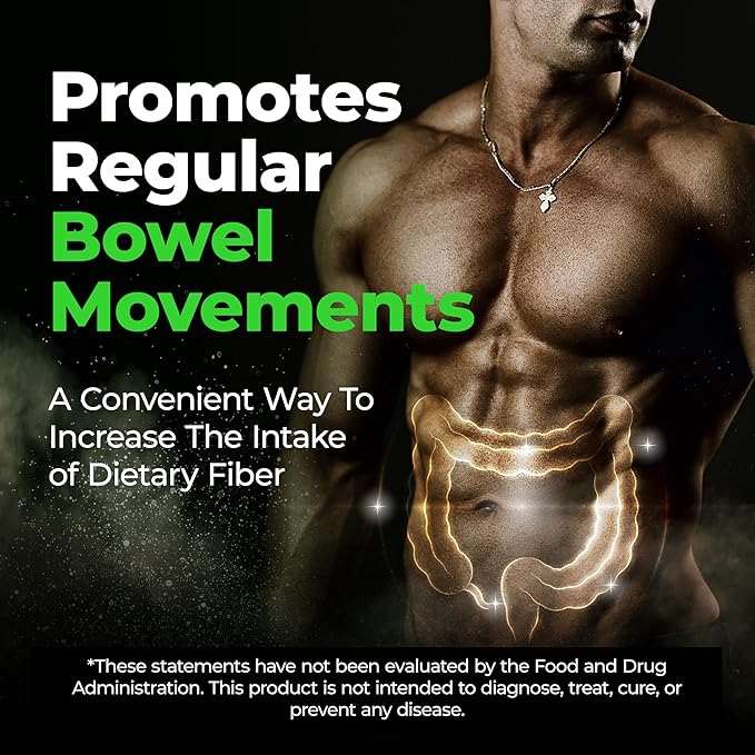 Species Nutrition Fiberlyze Fiber Supplement, Psyllium Based Soluble & Insoluble Fiber Powder for Healthy Colon, Digestive Functions (Mango, 30 Servings)