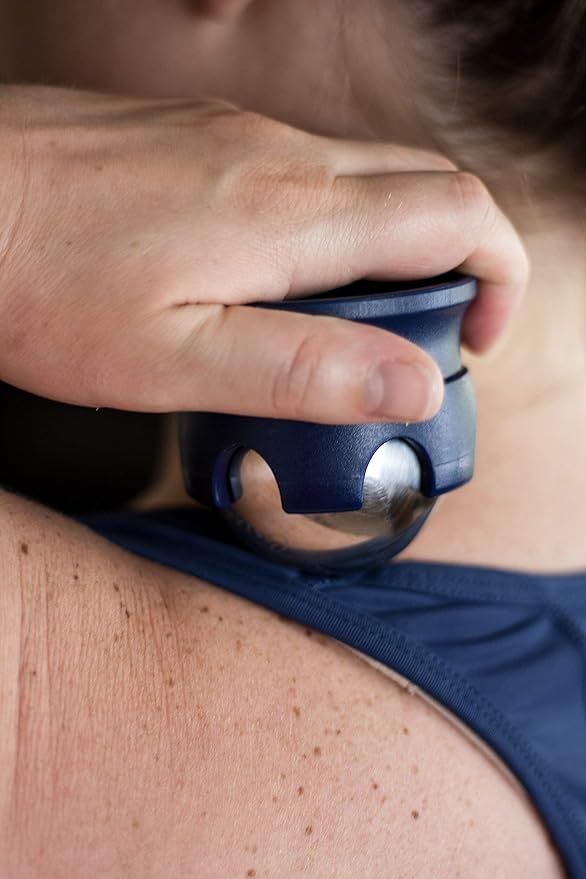 Massage Ball Hot Cold Roller Ball - Relieve Muscle Pain Fast - Stainless Steel Gel Balls for Heat or Ice Therapy-Feet Pain-Plantar Fasciitis-Back Ache-Myofascial Release–Deep Tissue Trigger Points