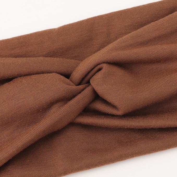 DRESHOW Headbands for Women Girls Vintage Headband Knotted Headwraps Criss Cross Hair Bands Accessories