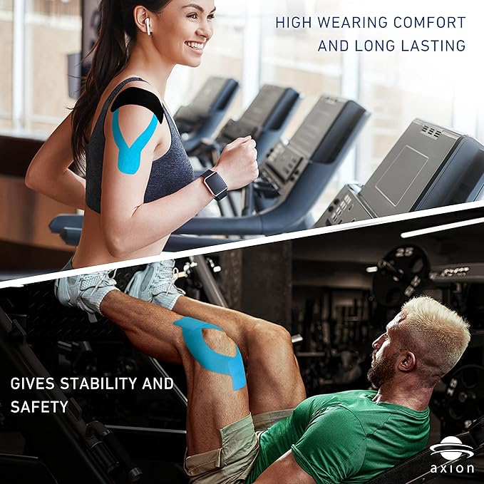 Kinesiology Tapes PRECUT Mix Set | 60 Pre-Cut Multicolored Sport Tape Strips 10 x 2 in - on 3 Rolls | Waterproof • Skin-Friendly • Elastic | Kinesiology Tapes Ideal for Sports