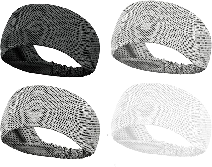 Sukeen Cooling Headband for Men Women, Instant Cooling Running Headband, Sweat Headbands for Workout, Sports Headbands for Yoga, Golf, Gym, Camping, Tennis, 20 inches