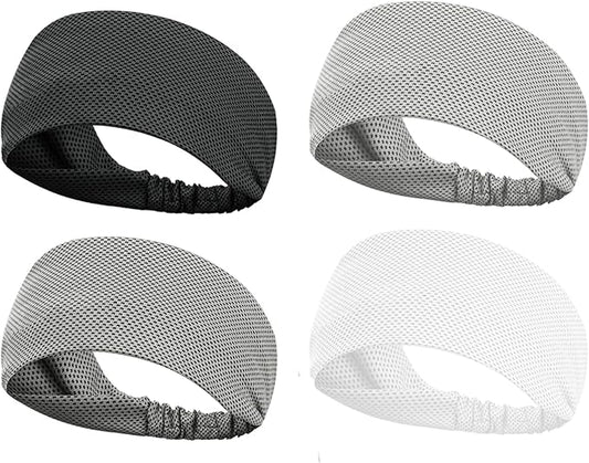 Sukeen Cooling Headband for Men Women, Instant Cooling Running Headband, Sweat Headbands for Workout, Sports Headbands for Yoga, Golf, Gym, Camping, Tennis, 20 inches