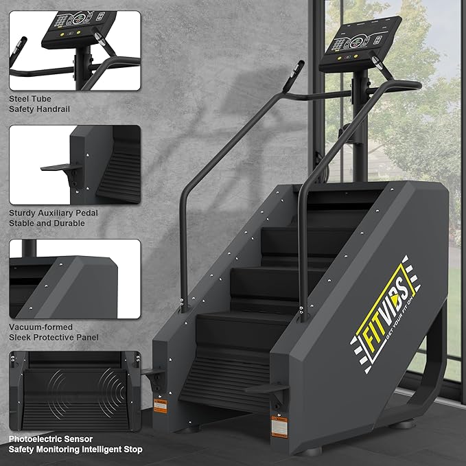 Stair Stepper Machine, Continuous Climbing Stair Machine, Commercial Grade Stair Stepping Machine for Cardio and Lower Body Workouts