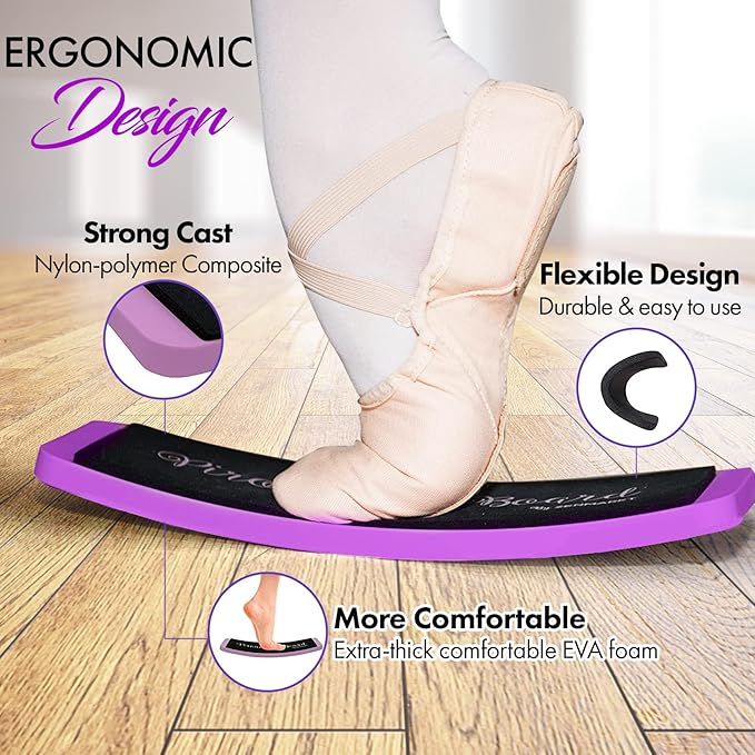 Zenmarkt Turning Boards for Dancers - Ballet Spin Boards for Dancers, Ice Skaters, Cheerleaders, and Gymnasts - Specially Designed to Improve Your Turns, Balance, and Stability - Home Dance Equipment