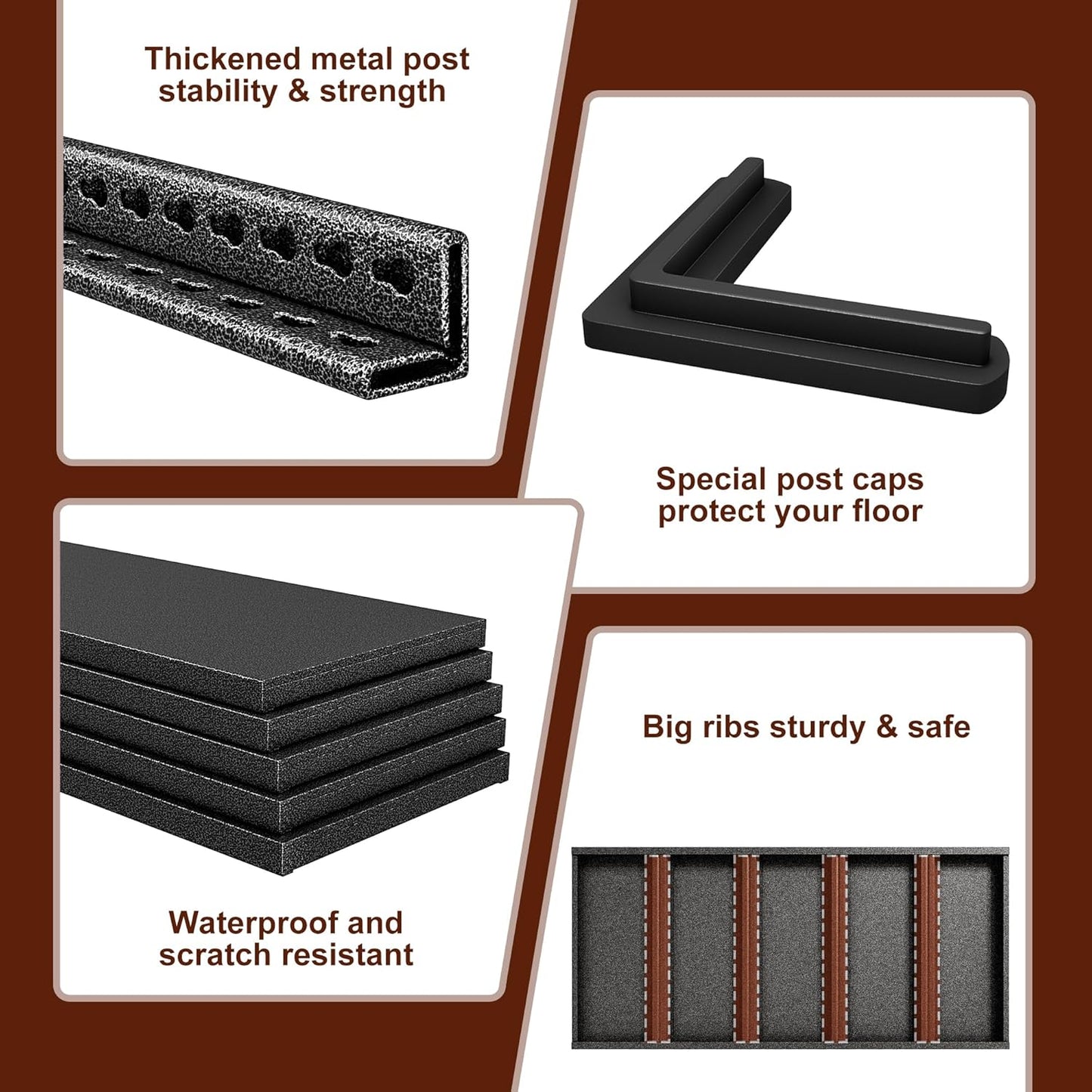 48" W Garage Shelving Heavy Duty,3000LBS Loads Adjustable Garage Storage Shelves,5-Tier Metal Storage Racks and Shelving Units, Utility Rack Shelves,48”W x 24”D x 78”H,Silver