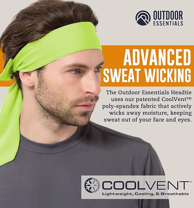 Tie Headband for Women & Men - Ninja Headbands, Head Tie for Running, Basketball, Football & Athletics,Cooling Headband