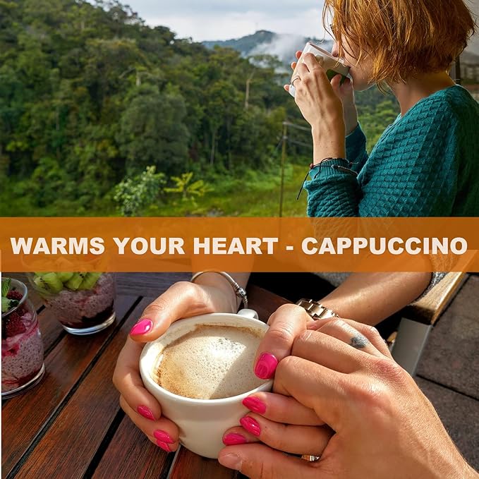 Handheld Coffee Frother,USB-Rechargeable Hand Frother,Adjustable Handheld Milk Frother for Cappuccinos, Hot Chocolate, Milkshakes, Egg Mix