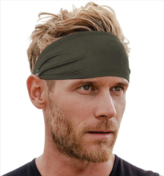 Mens Sweat Bands - Sport Headbands for Men - Workout Headbands for Women - Running Headband -Tennis Athletic Sweatband
