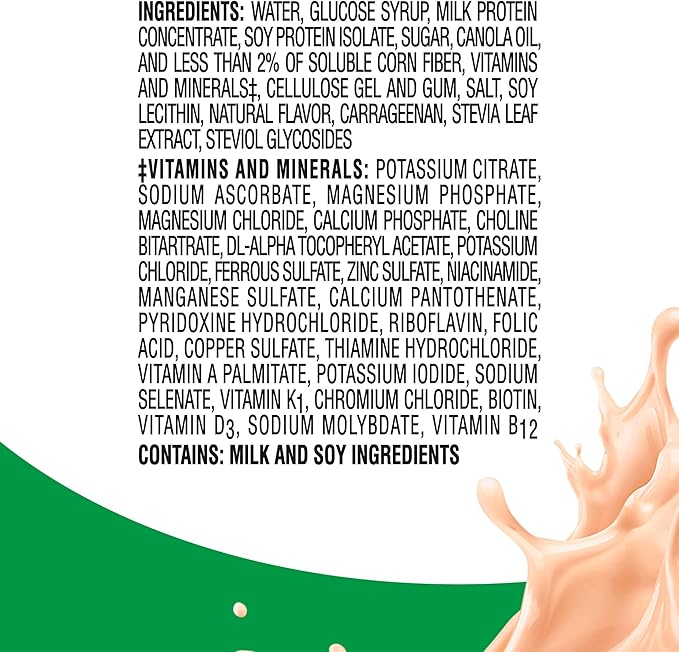 BOOST High Protein with Fiber Ready to Drink Complete Nutritional Drink, Creamy Strawberry, 8 fl oz Bottle, 24 Pack