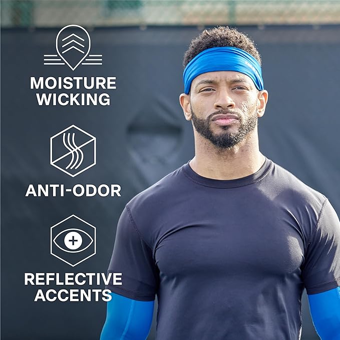 COLD FACTOR Instant Cooling Headband 3 Pack | Advanced Evaporative Comfort for Sports & Outdoor | UPF 50+ Protection | Long-Lasting Coolness | Ideal for Fitness, Hiking, Yoga, & Running