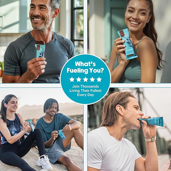 Meal Replacement Bar by LyfeFuel - Vegan Protein Bar Packed with Organic Superfoods, Fiber & 21 Essential Nutrients from 100% Plant Based Whole Foods (Fudgy Brownie - Box of 10) Gluten Free, Paleo