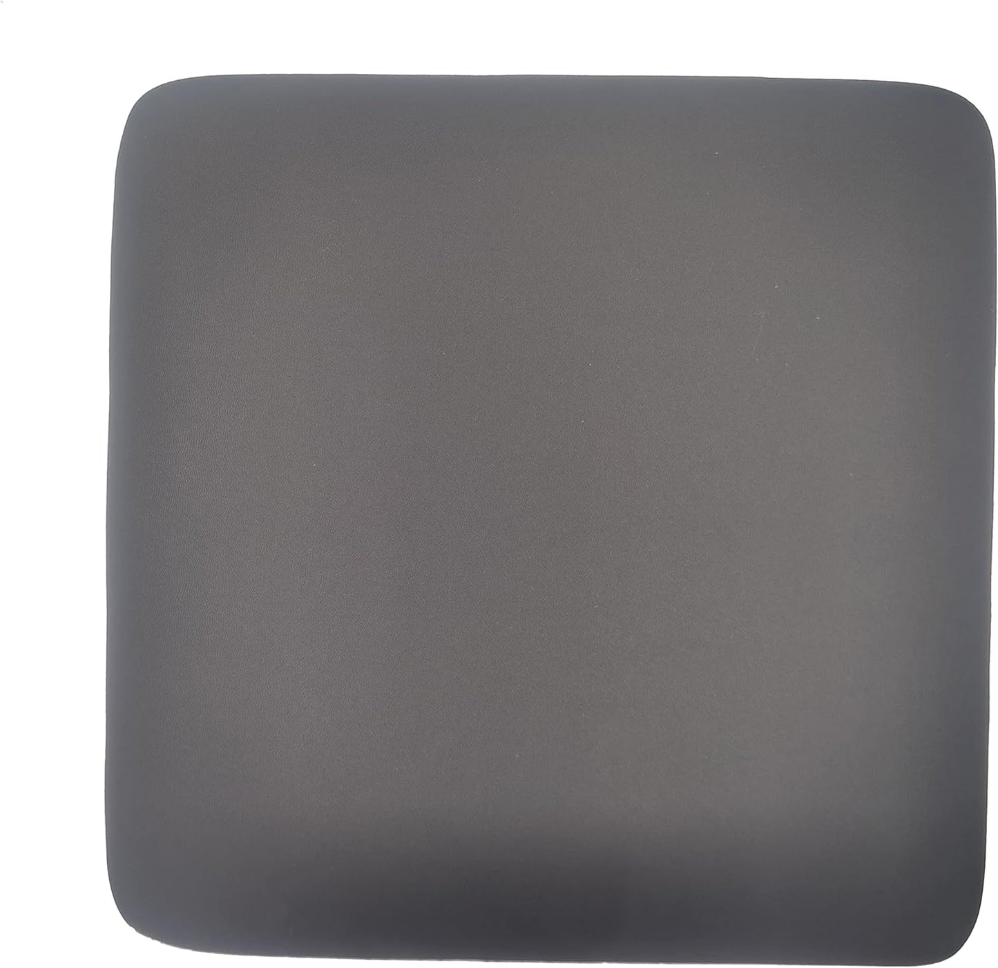 Roller Seat 360 Degree Rotating Low Stool with Wheel Chair PU Leather Universal Swivel Wheels Stool for Home Office Fitness and Garage (Square Black)