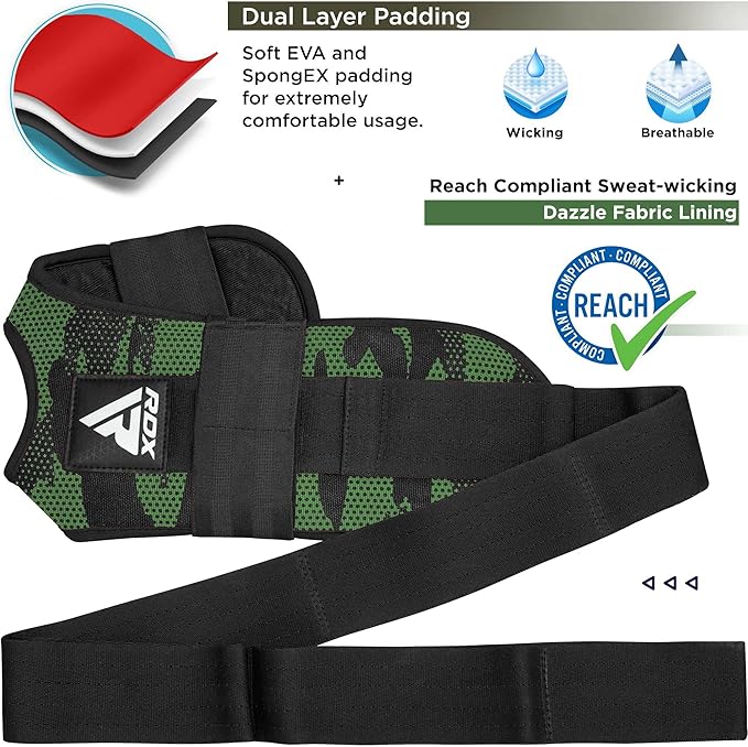 RDX Yoga Stretching Strap, Ankle Ligament Stretcher Belt with Loops Ligament Stretch Band, Fitness Leg Stretcher for Plantar Fasciitis, Foot Stretch Assist for Hamstring, Flexibility Exercise