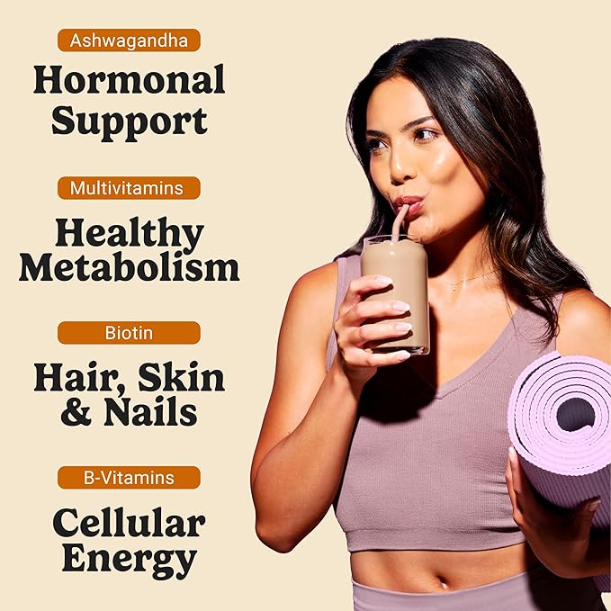 VitaHustle ONE Meal Replacement Shake - Plant Based Protein Powder by Kevin Hart - Vegan, Meal Replacement Powder with Superfoods, Vitamins, Adaptogens & Probiotics -Choc Peanut Butter Banana Flavor, 15 Servings