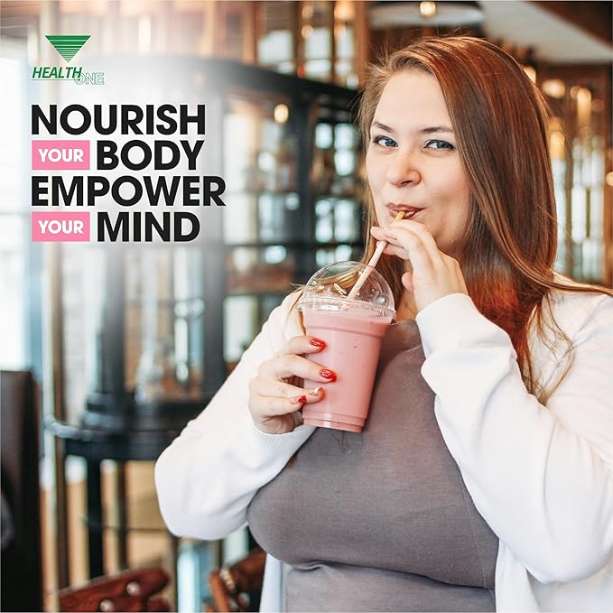 Strawberry Meal Replacement Powder | High Protein with 15G Whey & Soy Isolate | GLP-1 Booster | Best for Lean Shakes for Weight Loss in Women & Men | No Artificial Sweeteners (15 Servings)