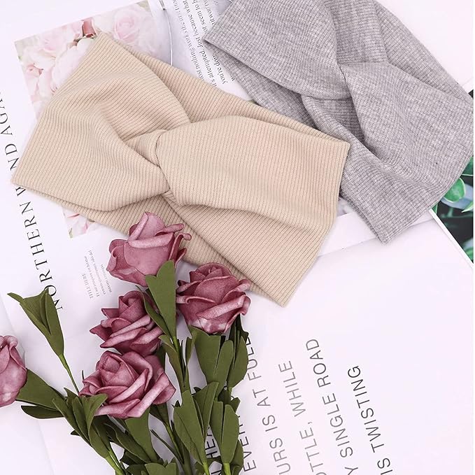DRESHOW 1950's Vintage Modern Style Elastic Women Turban Headbands Twisted Cute Hair Band Accessories
