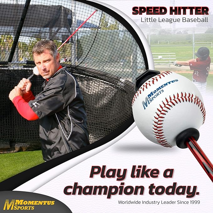 Momentus Speed Hitter Baseball Swing Trainer - Improve Swing Mechanics & Increase Base Hits - Baseball Training Bat