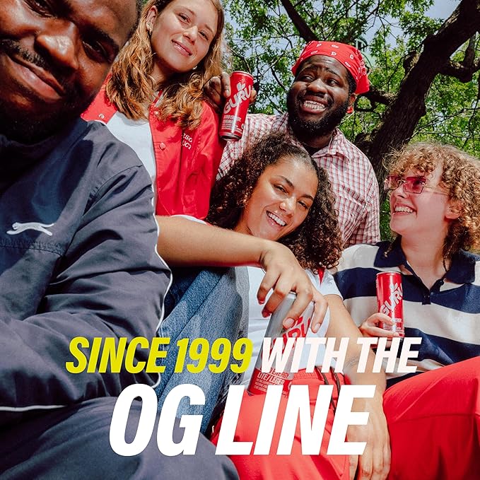 GURU Original Organic Energy Drinks, Clean Energy Drink with Plant Based Natural Caffeine from Green Tea, Gluten Free and Vegan, 140MG Caffeine, Healthy Drinks, 12oz (Pack of 12)