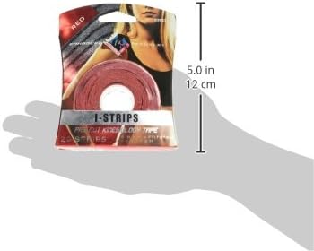 MUELLER Sports Medicine Kinesiology Therapeutic Tape, Quality Athletic Tape, Latex Free, 20 Pre-Cut I-Strips, 2" x 9.75" Each Strip